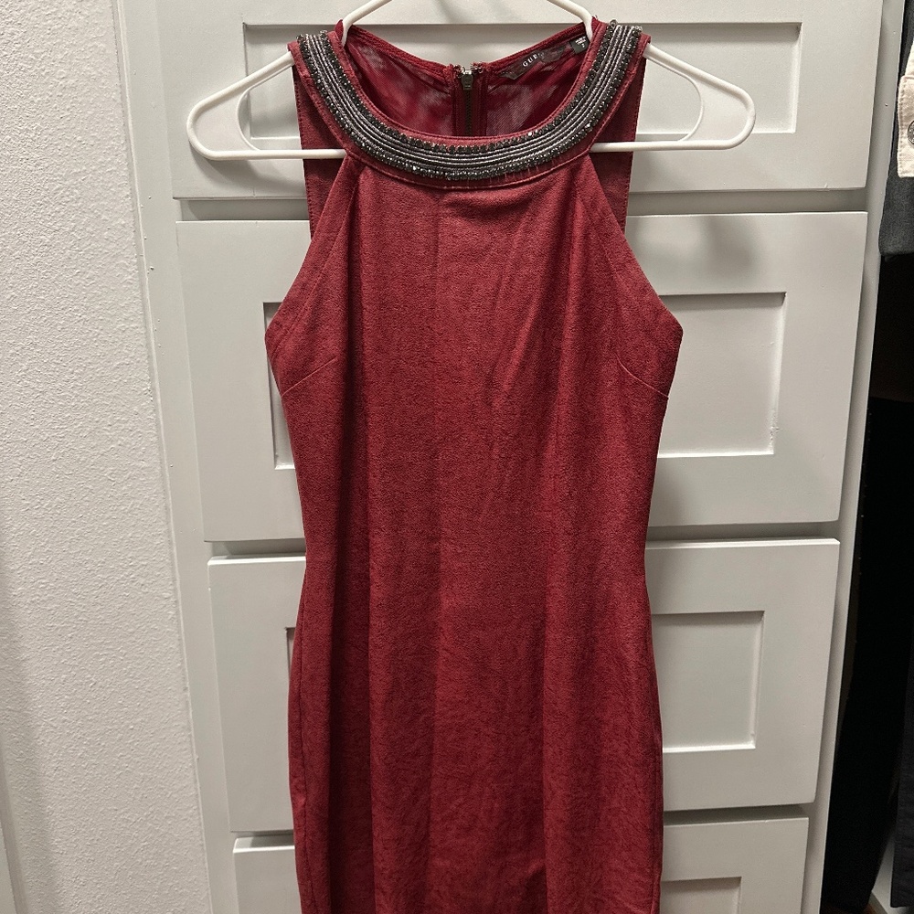 Guess Red Mini Dress - Perfect for Holidays!